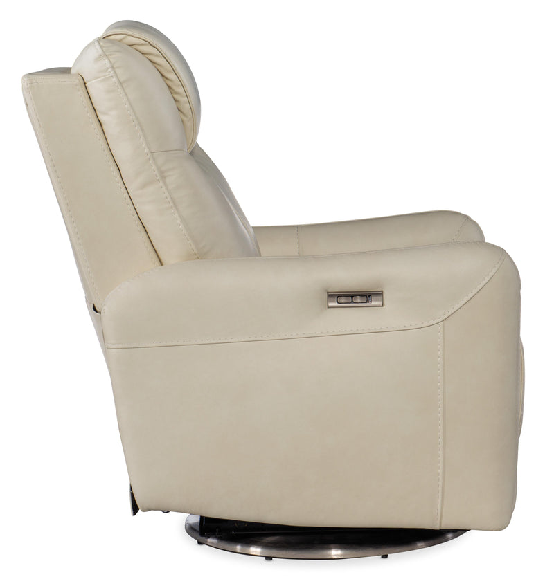 Steffen Swivel Power Recliner with Power Headrest - RC601-PHSZ-003 - Sanctuary Home Furnishings (CA)*
