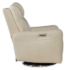 Steffen Swivel Power Recliner with Power Headrest - RC601-PHSZ-003 - Sanctuary Home Furnishings (CA)*