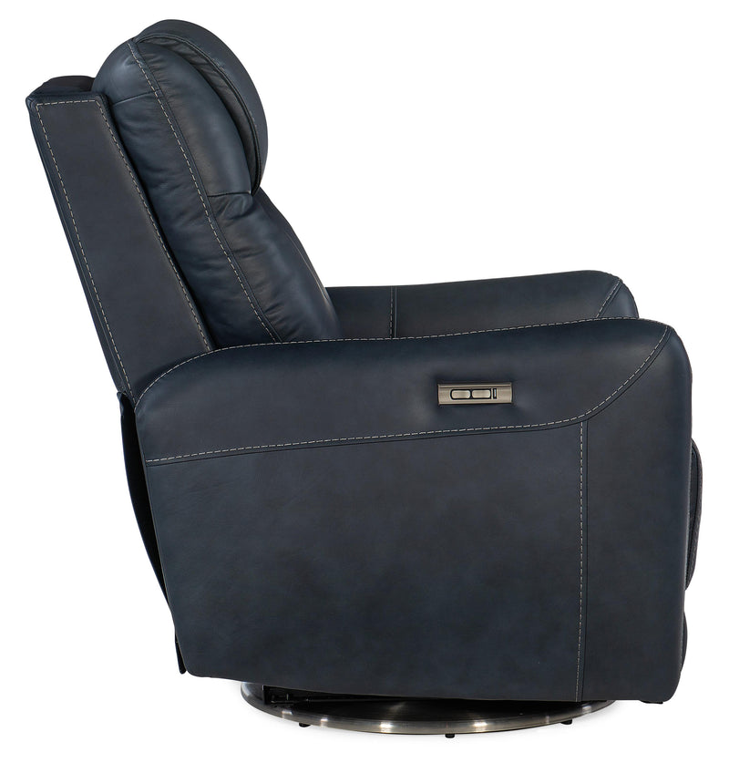 Steffen Swivel Power Recliner with Power Headrest - RC601-PHSZ-049 - Sanctuary Home Furnishings (CA)*