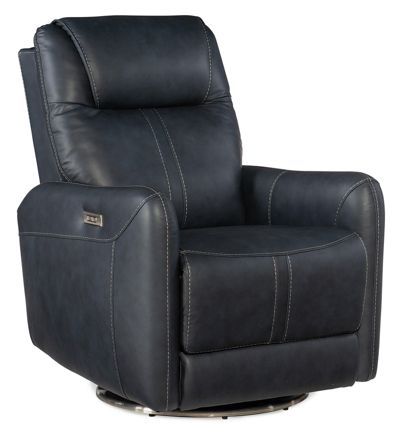 Steffen Swivel Power Recliner with Power Headrest - RC601-PHSZ-049 - Sanctuary Home Furnishings (CA)*