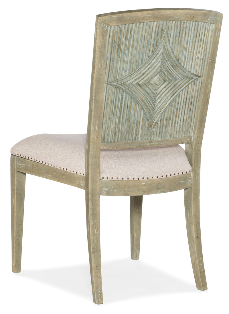 Surfrider Carved Back Side Chair-2 per ctn/price ea