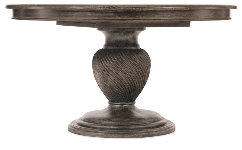 Traditions 54in Round Dining Table with One 20-inch Leaf - 5961-75201-89 - Sanctuary Home Furnishings (CA)*
