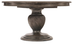 Traditions 54in Round Dining Table with One 20-inch Leaf - 5961-75201-89 - Sanctuary Home Furnishings (CA)*