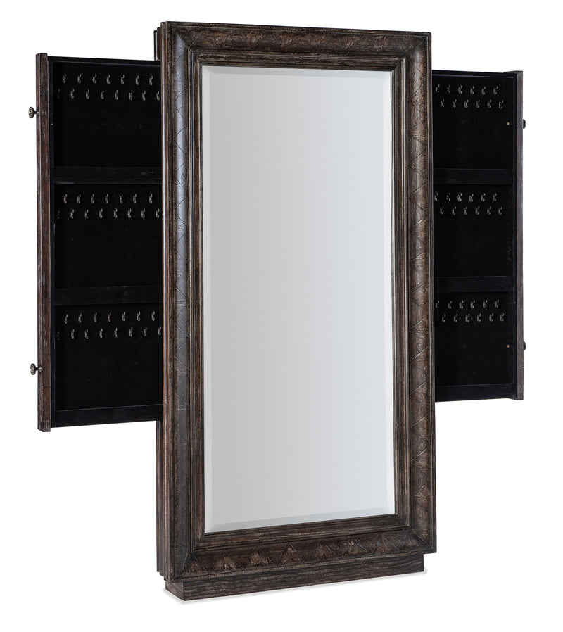 Traditions Floor Mirror w/hidden jewelry storage