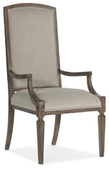 Woodlands Arched Upholstered Arm Chair - 2 per carton/price ea