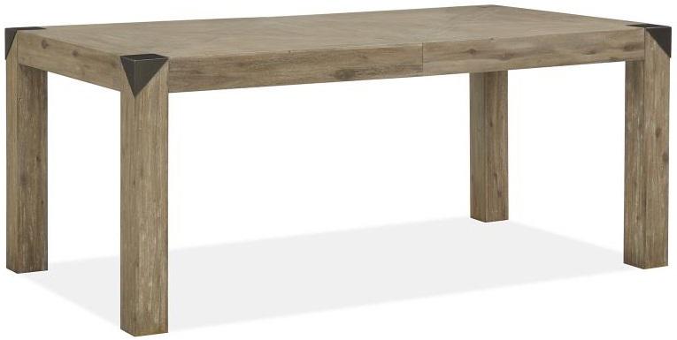Magnussen Furniture Ainsley Rectangular Dining Table in Cerused Khaki