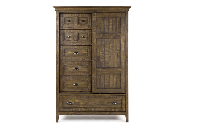 Magnussen Furniture Bay Creek Door Chest in Toasted Nutmeg image