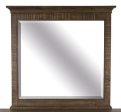 Magnussen Furniture Bay Creek Landscape Mirror in Toasted Nutmeg image