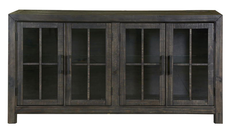 Magnussen Furniture Bellamy Buffet Curio in Peppercorn image