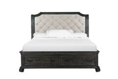 Magnussen Furniture Bellamy King Sleigh Storage Bed in Peppercorn image