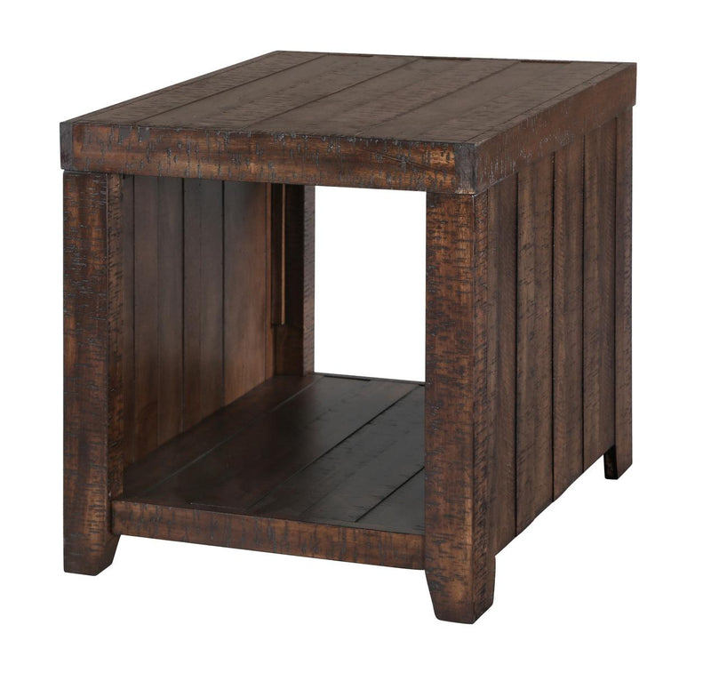 Magnussen Furniture Caitlyn Rectangular End Table in Distressed Natural image