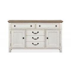 Magnussen Furniture Bellevue Manor Buffet in White Weathered Shutter image