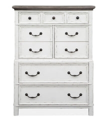 Magnussen Furniture Bellevue Manor Chest in Weathered Shutter White image