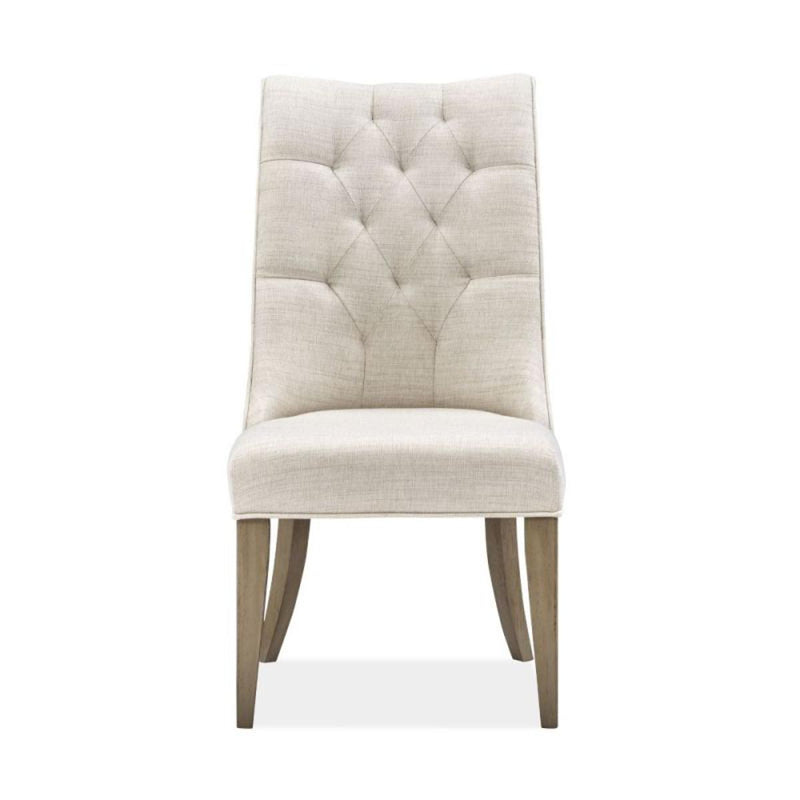 Magnussen Furniture Bellevue Manor Dining Arm Chair in White Weathered Shutter image