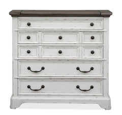 Magnussen Furniture Bellevue Manor Jewelry Chest in Weathered Shutter White image