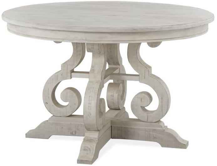 Magnussen Furniture Bronwyn 48' Round Dining Table in Alabaster image