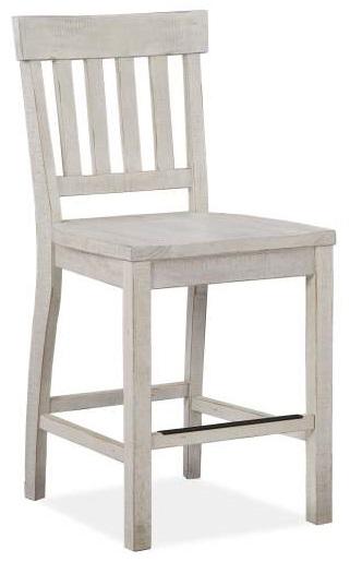 Magnussen Furniture Bronwyn Counter Chair in Alabaster (Set of 2)