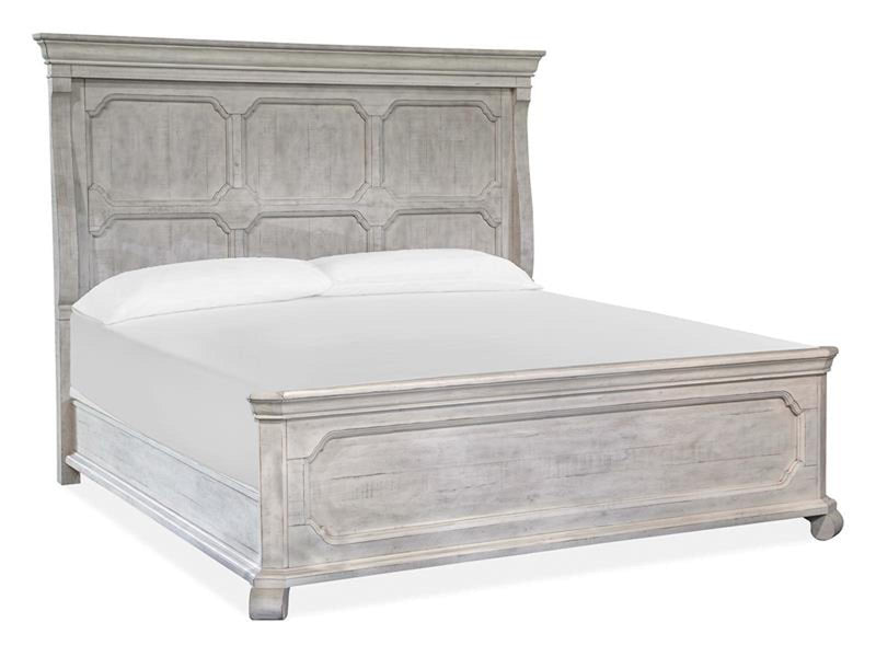 Magnussen Furniture Bronwyn King Panel Bed in Alabaster image