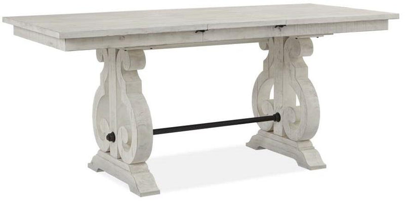 Magnussen Furniture Bronwyn Rectangular Counter Height Table in Alabaster