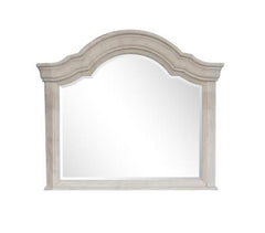 Magnussen Furniture Bronwyn Shaped Mirror in Alabaster image