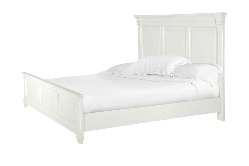 Magnussen Furniture Brookfield King Panel Bed in Cotton White