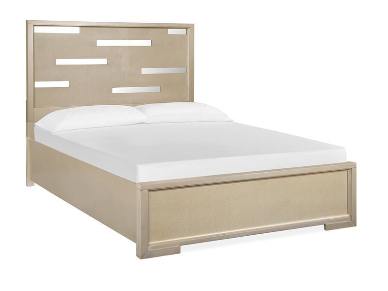 Magnussen Furniture Chantelle Queen Panel Bed in Champagne image