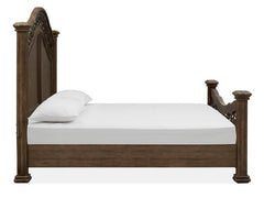 Magnussen Furniture Durango California King Panel Bed in Willadeene Brown