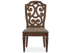 Magnussen Furniture Durango Dining Side Chair in Willadeene Brown