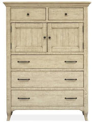 Magnussen Furniture Harlow Door Chest in Weathered Bisque image