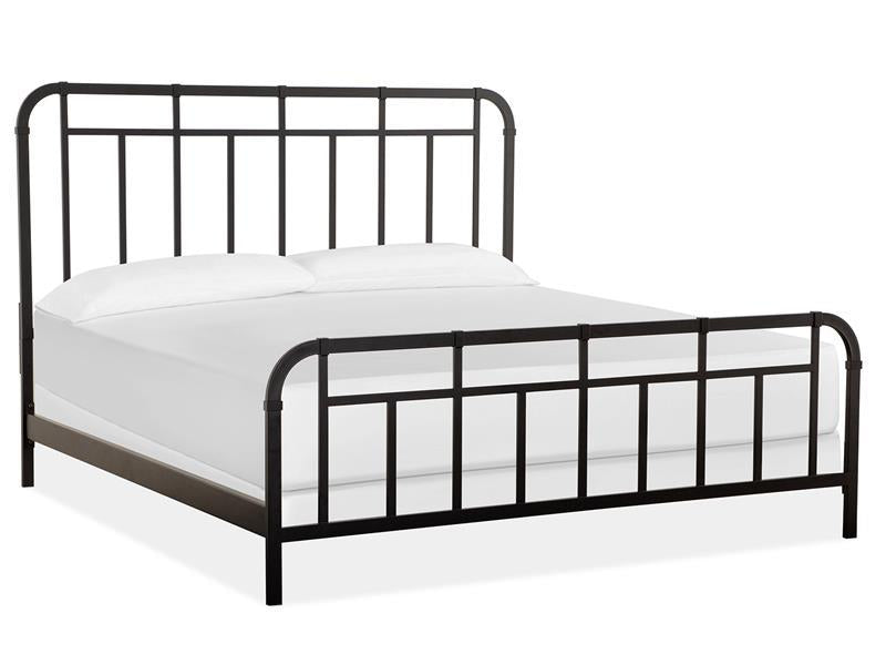 Magnussen Furniture Harper Springs Metal King Bed in Forged Iron image