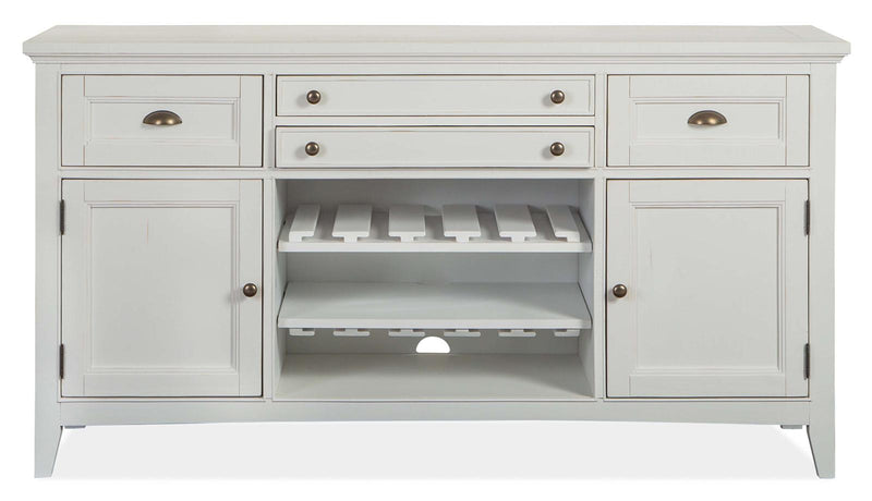 Magnussen Furniture Heron Cove Buffet in Chalk White