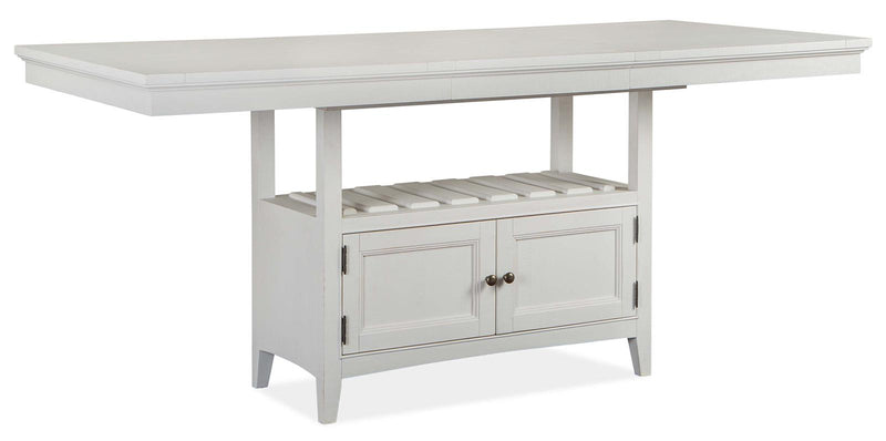 Magnussen Furniture Heron Cove Counter Table in Chalk White