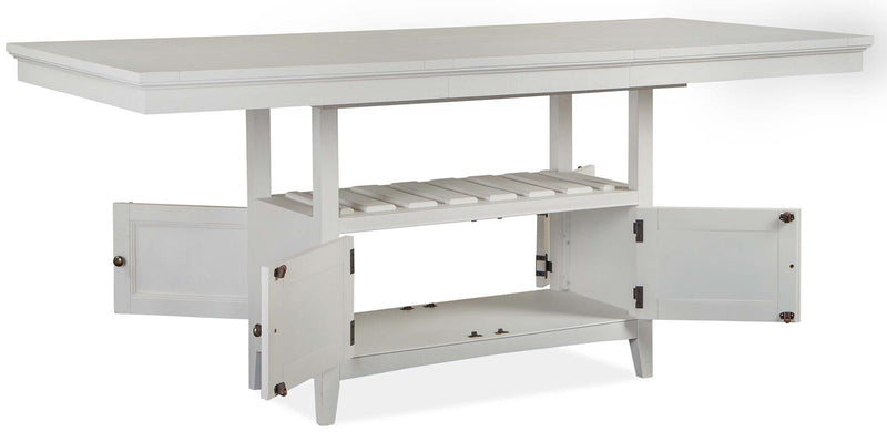 Magnussen Furniture Heron Cove Counter Table in Chalk White