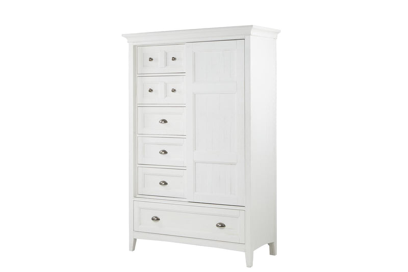 Magnussen Furniture Heron Cove Door Chest in Chalk White image