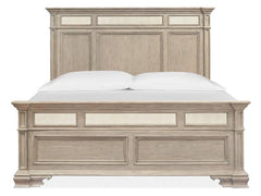 Magnussen Furniture Jocelyn California King Panel Bed in Weathered Taupe