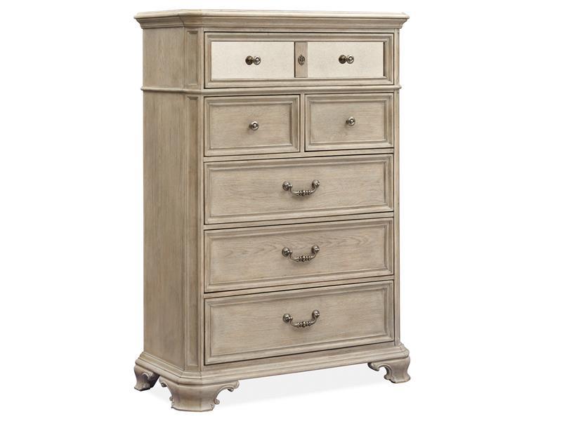 Magnussen Furniture Jocelyn Drawer Chest in Weathered Taupe