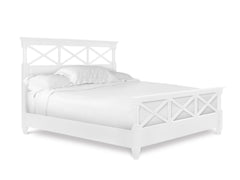 Magnussen Furniture Kasey Cal King Panel Bed in Ivory