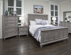 Magnussen Furniture Lancaster Queen Panel Bed in  Dove Tail Grey