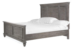 Magnussen Furniture Lancaster Queen Shutter Panel Bed in  Dove Tail Grey