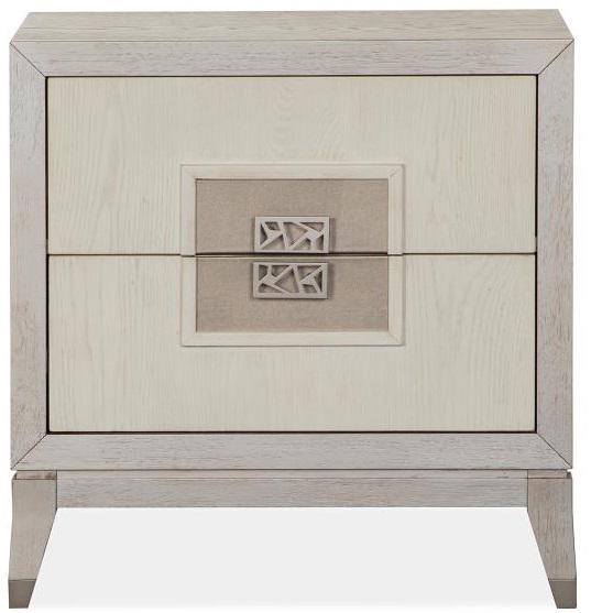 Magnussen Furniture Lenox 2 Drawer Nightstand in Acadia White image