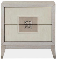 Magnussen Furniture Lenox 2 Drawer Nightstand in Acadia White image