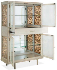 Magnussen Furniture Lenox Display Cabinet in Acadia White