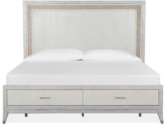 Magnussen Furniture Lenox King Storage Bed in Acadia White image