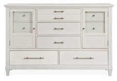 Magnussen Furniture Lola Bay 5 Drawer Dresser in Seagull White