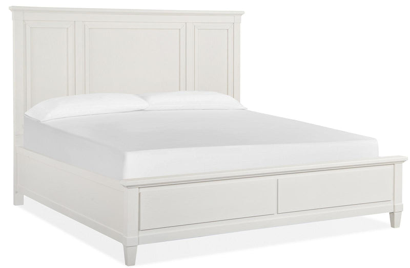 Magnussen Furniture Lola Bay California King Panel Bed in Seagull White B5003-74