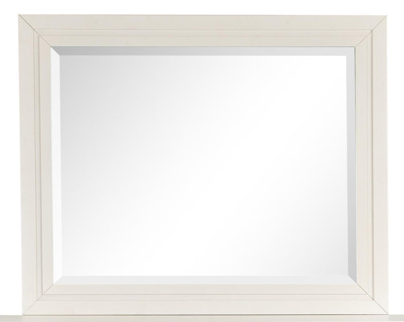 Magnussen Furniture Lola Bay Landscape Mirror in Seagull White image