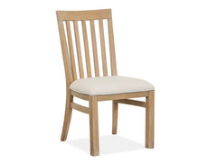 Magnussen Furniture Madison Heights Dining Side Chair with Upholstered Seat (Set of 2) in Weathered Fawn image