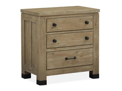 Magnussen Furniture Madison Heights Drawer Nightstand in Weathered Fawn image