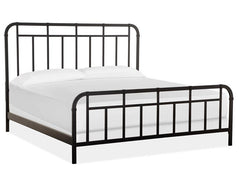 Magnussen Furniture Madison Heights Metal California King Bed in Forged Iron image