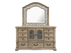 Magnussen Furniture Marisol Drawer Dresser in Fawn/Graphite